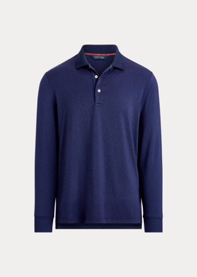 Ralph Lauren Classic Fit Tech Jersey Polo Herre Danmark (FNRYE5023)